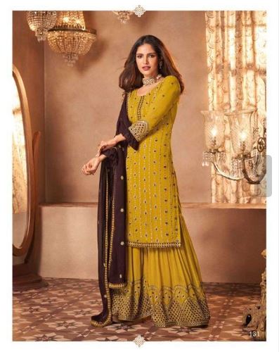 Sharara Gharara suit with palazo pant